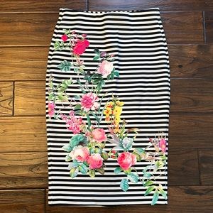 Stretchy Midi Skirt